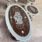 طاولات قزاز العدد ثلاث طاولات صغار واحد كبير