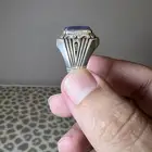 خاتم فضة حجر عقيق يماني