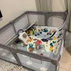 اغراض اطفال (نطاطه  قفص او ملعب اطفال بملحقاته) جديد