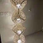 اباجورة مضئيه من الخوص