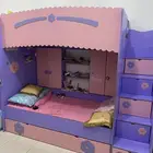 سرير 3 ادوار كبير خشب اصلي و نظيف جدا للبيع المستعجل