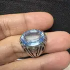 خاتم فضة فص موزنايت