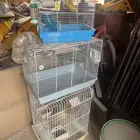 مجموعة اقفاط للطيور و الهامسترات