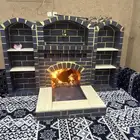 بيوت شعر مشب نار مشب رخام قرميد جمالون تلبيس قماش