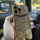 آيفون 16 pro max مطلي بالذهب عيار 24 قراط