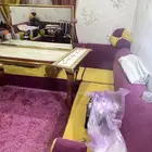 مدخل رخام مع مرايه مع علاقة ملابس شبه جديد استخدام بسيط