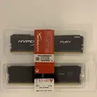 للبيع  قطعتين RAM HyperX Fury DDR4