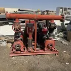 مضخه حريق دفاع مدني ثلاث نضام سيفيكو شغال للبيع مقاس 750 جال