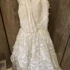 فستان ابيض بناتي عمر عشر سنوات ب130