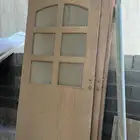 ابواب خشب سنديان نظيفه