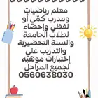 معلم رياضيات ومدرب كمي وإحصاء لطلاب الجامعة