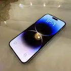iPhone 14 pro max 256 gb فضي شبه جديد