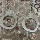 كلبشات تركيه اصليه حديدها قوي جدااوقيد رجلين