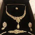 طقم دقة الماس بديل الذهب