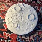 لوحة قمر رسم بعجينه السراميك لوحات رسم