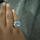 خاتم توباز فضه 925 صياغه غلام