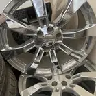 جنوط جمس 4 مع 4كفرات جدد مقاس 22