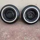 للبيع جنوط مع كفرات هلكس شبه جديده