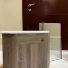 حوض مغسلة زاوية خشب جديد