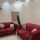 كنب احمر التنجيد جديد
