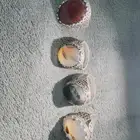 خاتم عقيق يماني فضه عيار 925