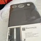 ستارة رصاصي مخمل ثقيلة فخمة