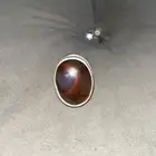 خاتم فضه فص كبير