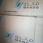 مكيف ماندو جديد طن ونص حار بارد
