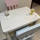 طاولة أطفال من ايكيا مع كرسي أزرق   وردي