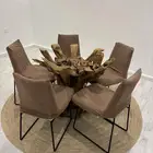 طاولة خشب من دايز 5 كراسي