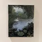 لوحة اكريلك رسم يدوي