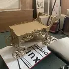 طاوله تقديم بعجلات ع شكل عربه