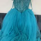 فستان خطوبة شبكة ملكة