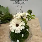 تنسيق فازات طاولات خدمة بالورد الصناعي