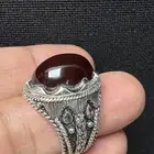 خاتم عقيق يماني كرز الكرز قبة صياغة الوليف 980