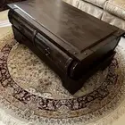 طقم طاولات عدد 3 مع كونسيلر مكون من مرآة وأدراج