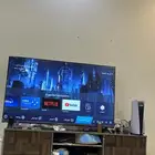 شاشه 58 بوصه سمارت تدعم كل شي وطاوله بعد للبيع