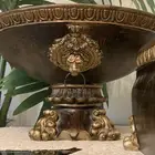 طقم غطاء منديل وسله ديكور