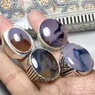 خاتم عقيق يماني مصور ( مجموعة خواتم )