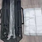 2 إستاند كميرا مع إضاءة مربعة