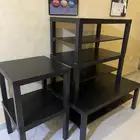 طاولات مجموعة كاملة من ايكيا شبه جديدة