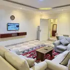 شقة فاخرة غرفة وصالة مفروشة في حي النسيم للإيجار الشهري