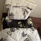 سرير ابو نفر جديد مع مرتبه ولحاف غير مستخدم بأكياسه