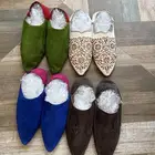 احذيه مريحه مغربيه صناعه يدويه