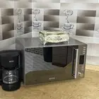 مكرويف وقلاية هوائية وماكينة قهوة