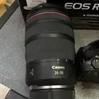 كاميرا كانون mark ll r6 مع جميع الملحقات وعدسة كانون 24-70