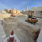 بوكلين حفر اراضي