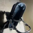 دراجة أطفال وسرير أطفال