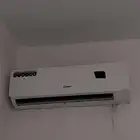 اثاث للبيع 3 مكيفات و ثلاجة و رفوف حديد