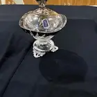 كرستالات قصور تحفة للتمر بقاعدة فضة من محلات العبدالوهاب